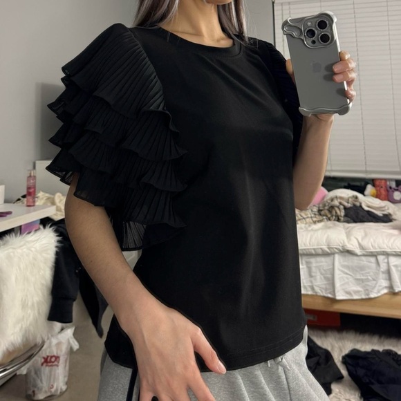 Ruffle Sleeve Top - Picture 7 of 8